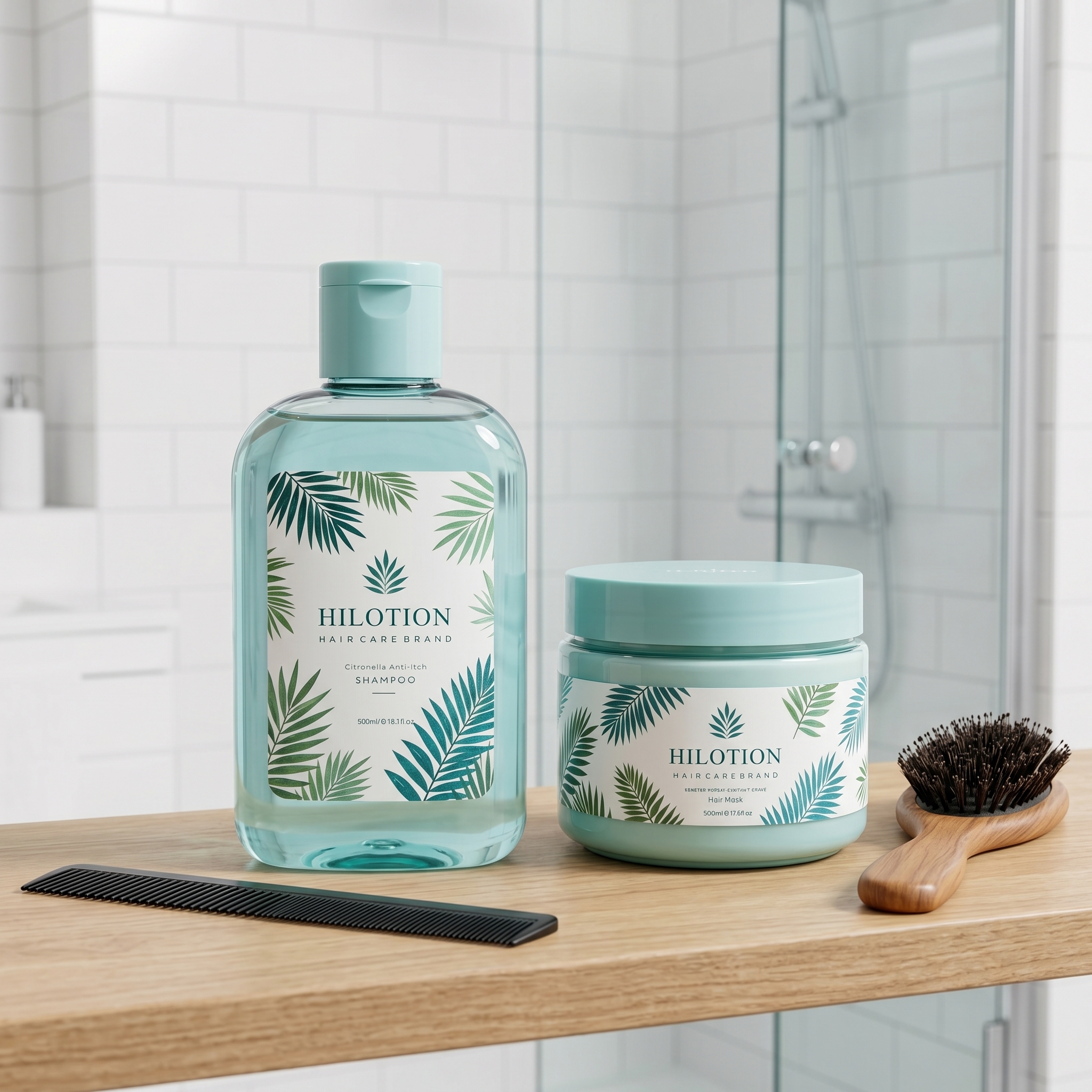 Wholesale Private Label Hilotion Citronella Soothing Scalp Hair Care Shampoo And Mask Kit - 图片 8