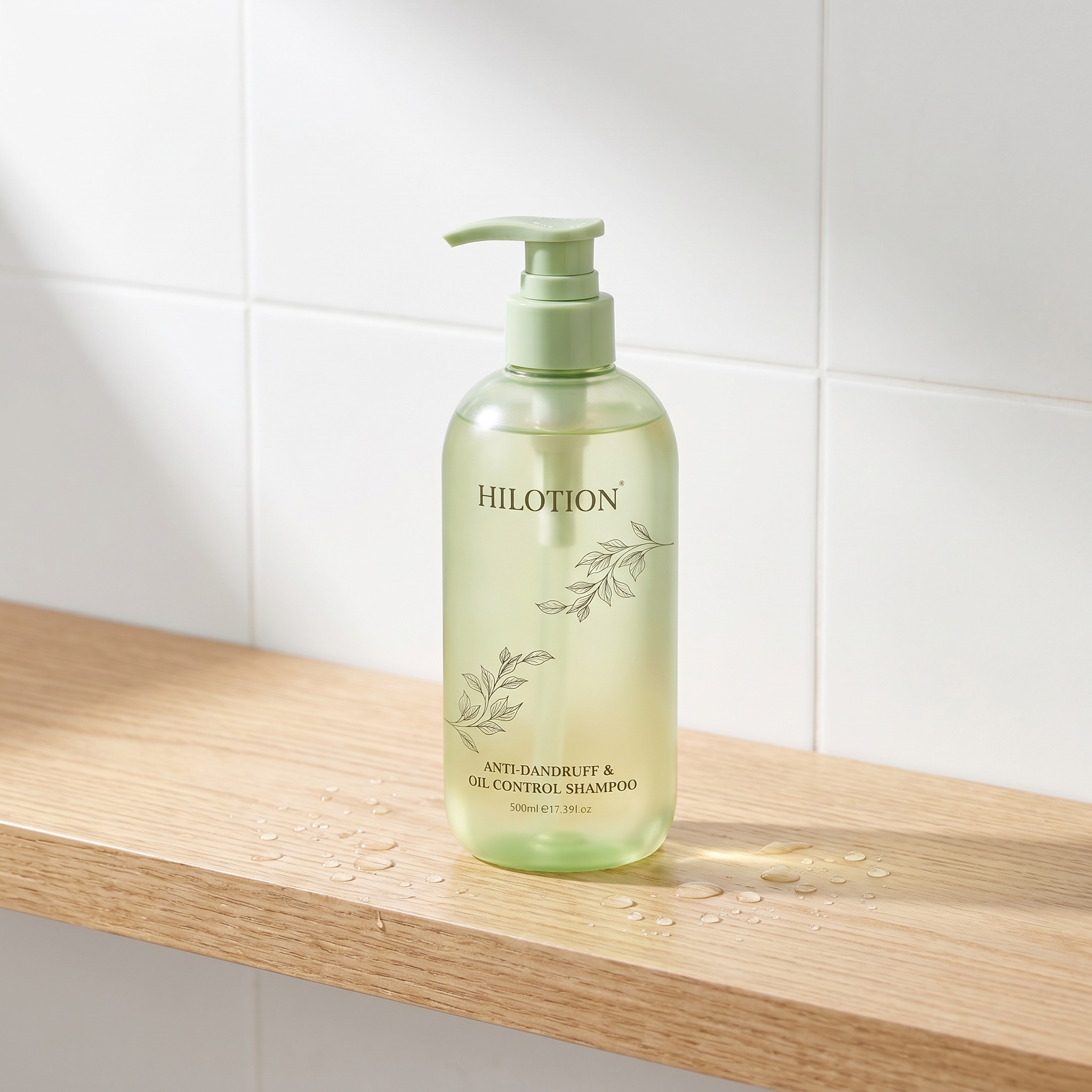Hilotion Anti-Dandruff & Oil Control Shampoo - Deep Cleansing for Oily Scalp (500ml)