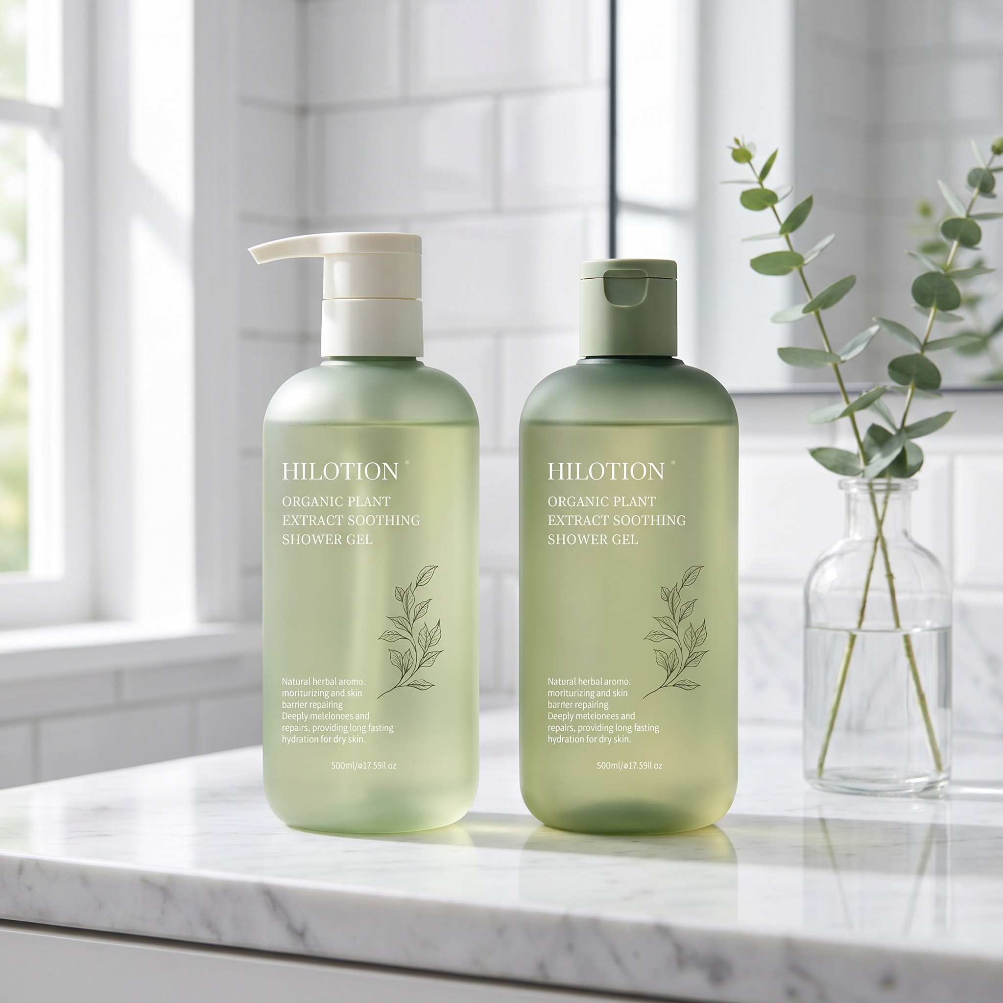 Natural Herbal Body Wash | Repairs Dry Skin & Soothes Sensitive Areas with Plant Extracts - 图片 2