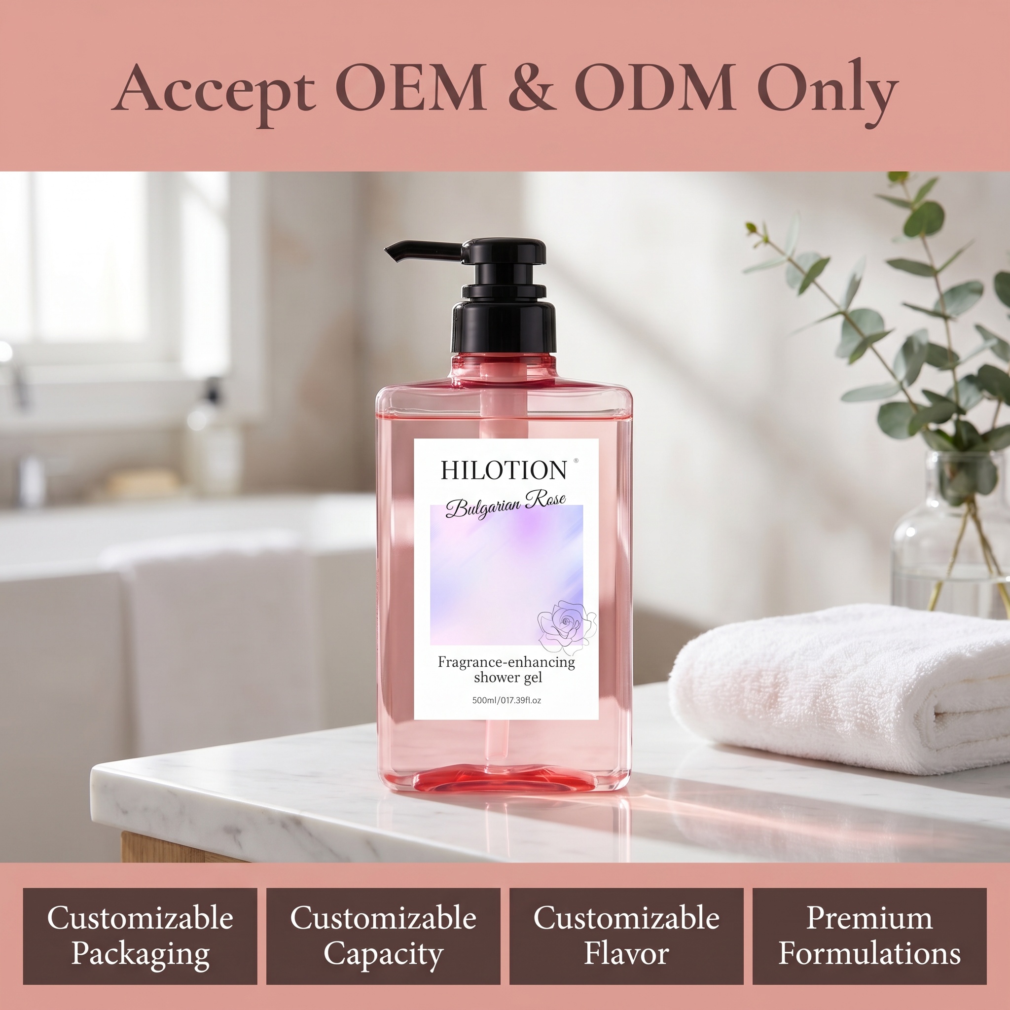 Luxurious Rose Body Wash | Enhances Natural Fragrance & Leaves Skin Softly Scented All Day - 图片 3