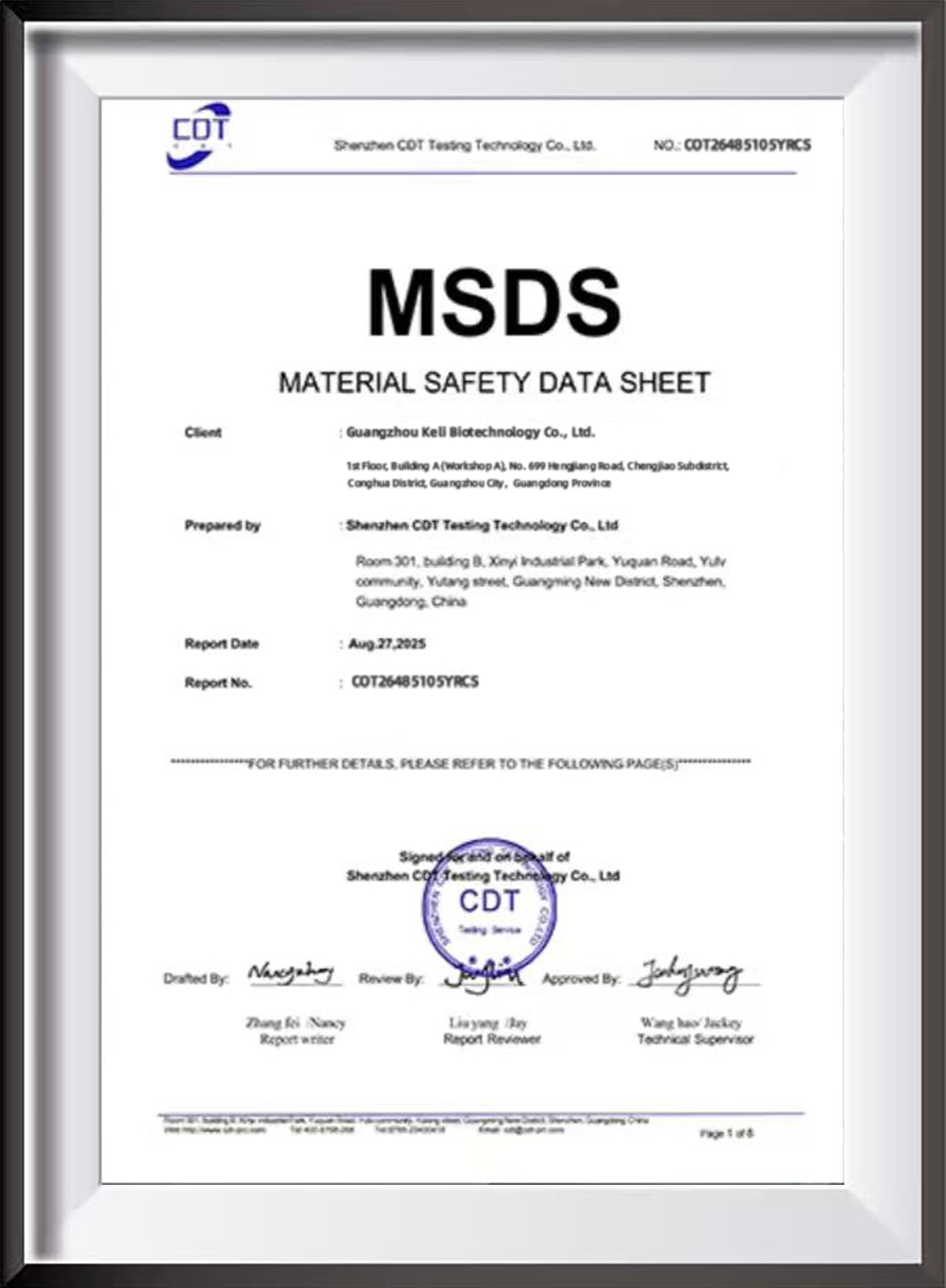 Keli-MSDS
