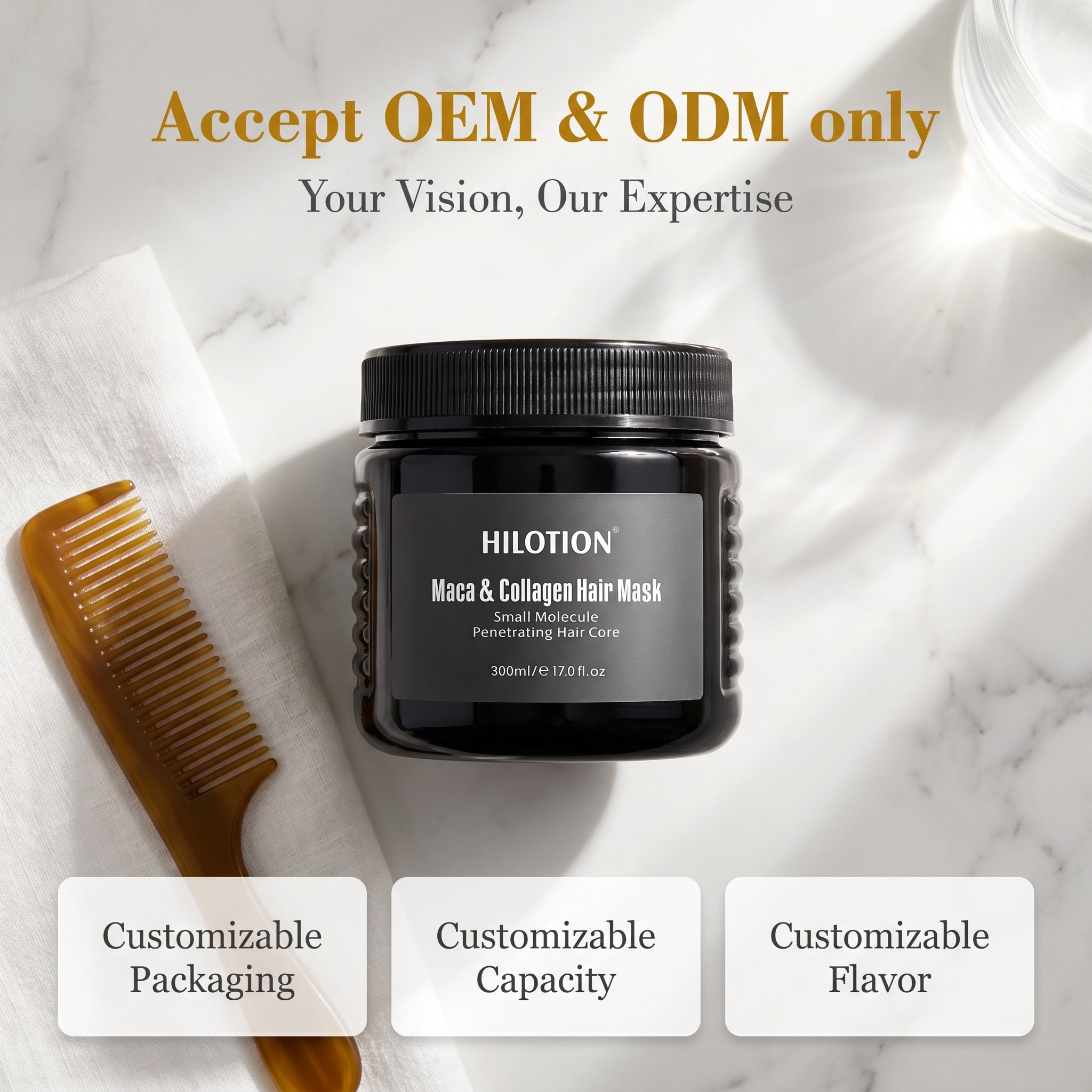 Hilotion Maca Collagen Deep Penetrating Repair Hair Mask - 图片 3