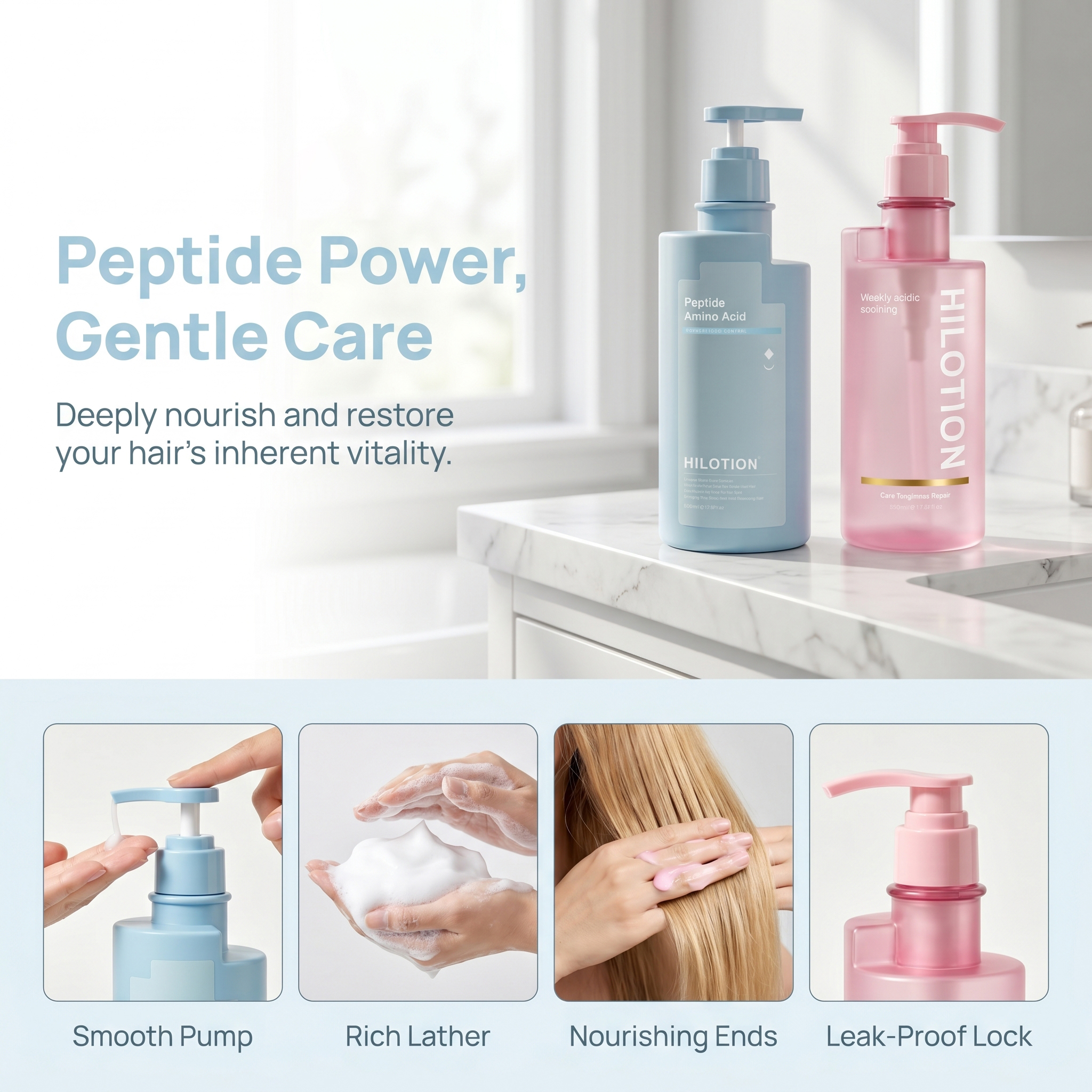 Hilotion Peptide Amino Acid Oil Control Hair Mask - 图片 3